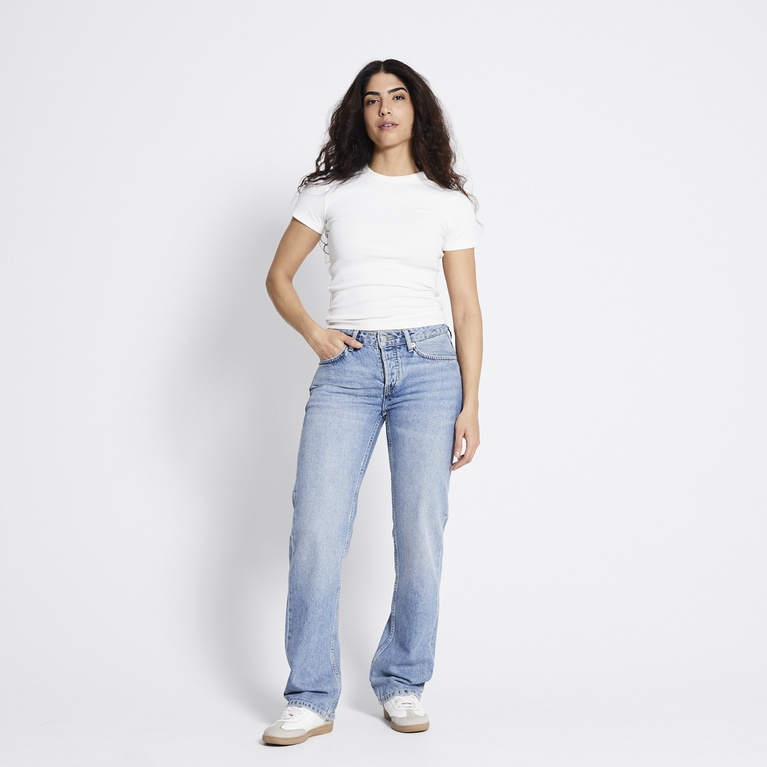 Low waist straight jeans "Icon" Light used